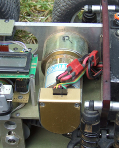 jBot right Pittman Gear-head motor and encoder